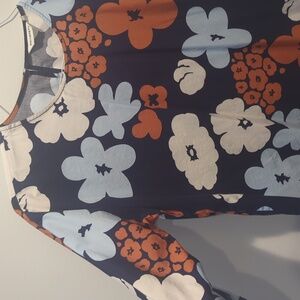 marimekko cotton 100 Floral Long Sleeve Top